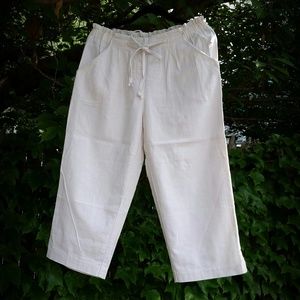 INGREDIENTS Lightweight Linen Blend Capris